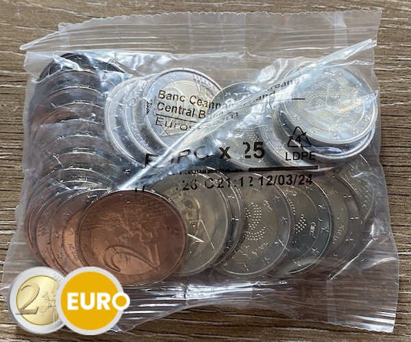 Rol zakje 2 euro Ierland 2026 - EU-voorzitterschap UNC