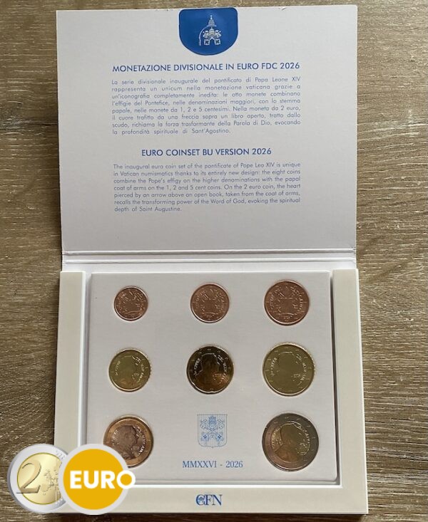 Euro set BU FDC Vatican 2026