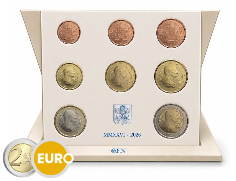 Euro set BU FDC Vaticaan 2026